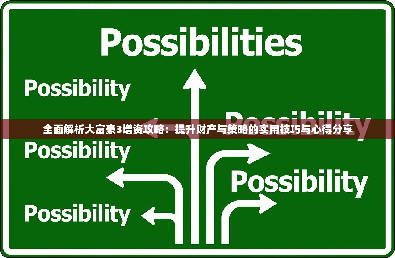 全面解析大富豪3增资攻略：提升财产与策略的实用技巧与心得分享